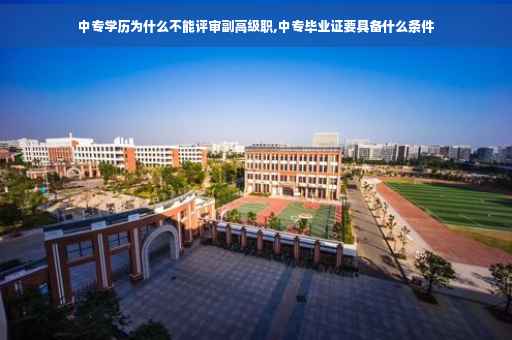 中专学历为什么不能评审副高级职,中专毕业证要具备什么条件