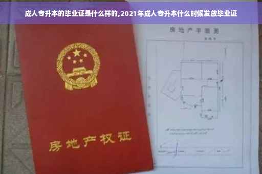 成人专升本的毕业证是什么样的,2021年成人专升本什么时候发放毕业证