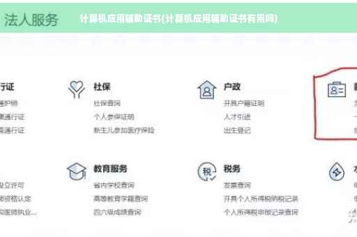 计算机应用辅助证书(计算机应用辅助证书有用吗)