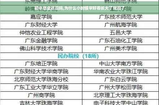 初中毕业还丑吗,为什么小时候字好看长大了就丑了