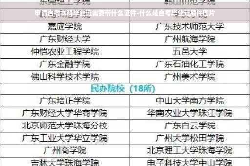 申请自考本科毕业证需要带什么证件-什么是自考毕业证原件图片