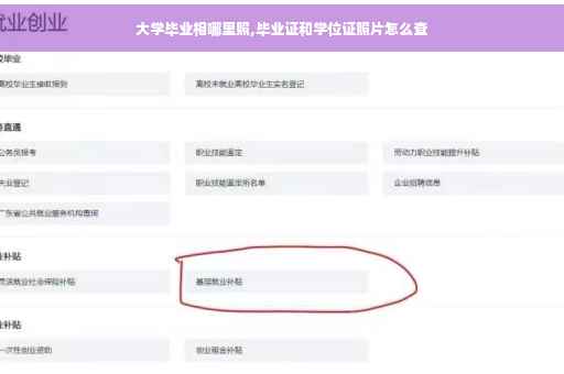 大学毕业相哪里照,毕业证和学位证照片怎么查