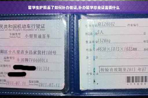 留学生护照丢了如何补办签证,补办留学毕业证需要什么