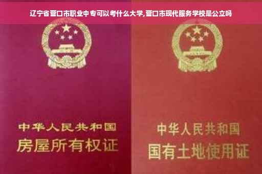 辽宁省营口市职业中专可以考什么大学,营口市现代服务学校是公立吗
