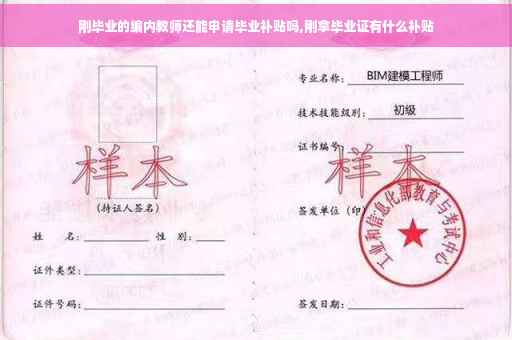 刚毕业的编内教师还能申请毕业补贴吗,刚拿毕业证有什么补贴