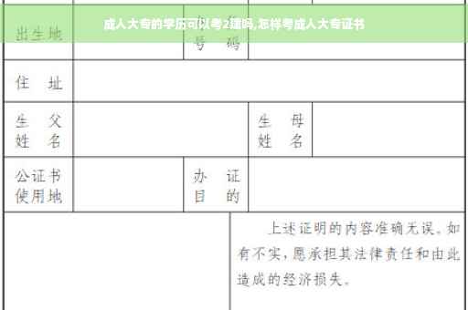 成人大专的学历可以考2建吗,怎样考成人大专证书