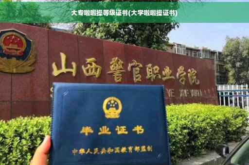 大专啦啦操等级证书(大学啦啦操证书)