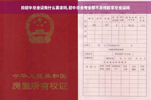 拍初中毕业证有什么要求吗,初中毕业考全部不及格能拿毕业证吗