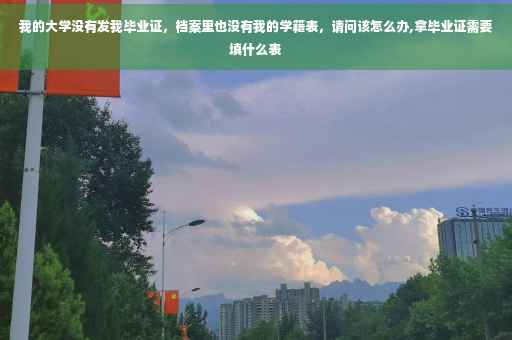 我的大学没有发我毕业证，档案里也没有我的学籍表，请问该怎么办,拿毕业证需要填什么表