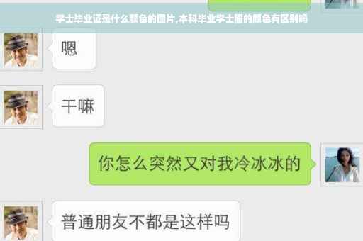 学士毕业证是什么颜色的图片,本科毕业学士服的颜色有区别吗