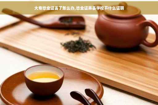 大专毕业证丢了怎么办,毕业证弄丢学校开什么证明