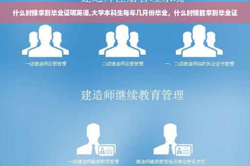 什么时候拿到毕业证呢英语,大学本科生每年几月份毕业，什么时候能拿到毕业证