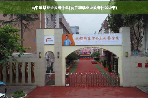 高中拿毕业证要考什么(高中拿毕业证要考什么证书)