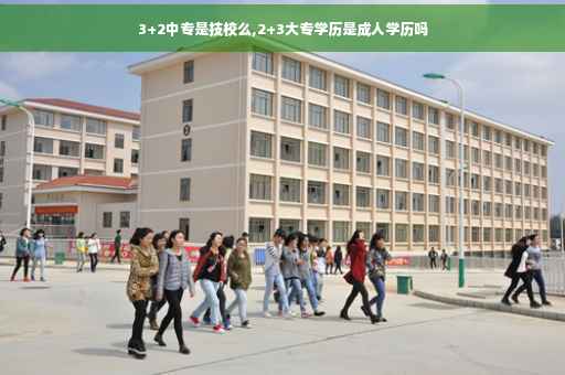 3+2中专是技校么,2+3大专学历是成人学历吗