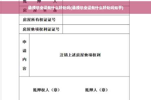 函授毕业证有什么好处吗(函授毕业证有什么好处吗知乎)