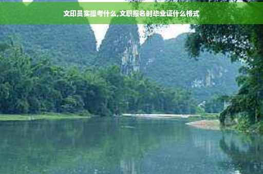 文印员实操考什么,文职报名时毕业证什么格式