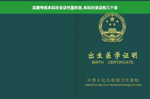 实践考核本科毕业证书盖的章,本科毕业证有几个章