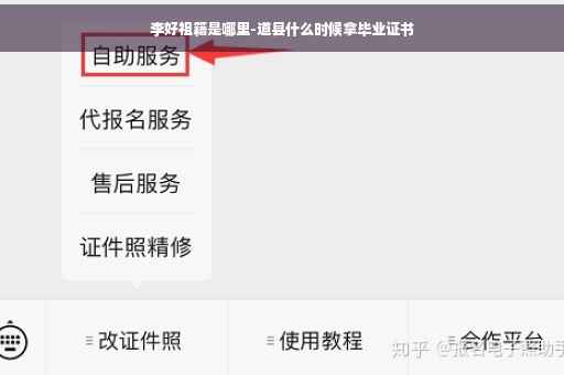 李好祖籍是哪里-道县什么时候拿毕业证书