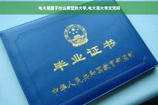 电大是属于什么类型的大学,电大是大专文凭吗