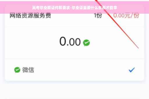 高考毕业照证件照要求-毕业证需要什么东西才能拿