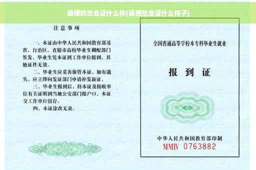 函授的毕业证什么样(函授毕业证什么样子)