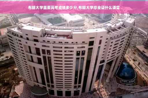 布朗大学需要高考成绩多少分,布朗大学毕业证什么语言