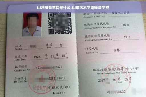 山艺播音主持考什么,山东艺术学院播音学费