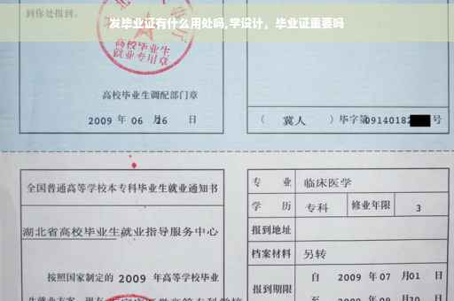 发毕业证有什么用处吗,学设计，毕业证重要吗