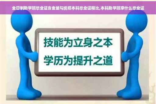 全日制助学班毕业证含金量与统招本科毕业证相比,本科助学班拿什么毕业证