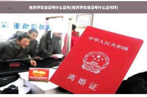 有药学毕业证考什么证书(有药学毕业证考什么证书好)