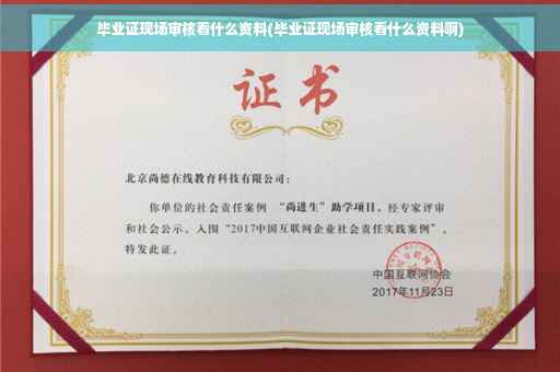 毕业证现场审核看什么资料(毕业证现场审核看什么资料啊)