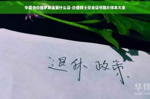 中国去白俄罗斯需要什么证-白俄硕士毕业证书图片样本大全