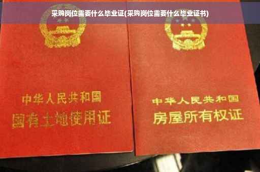 采购岗位需要什么毕业证(采购岗位需要什么毕业证书)