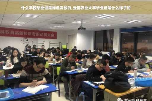 什么学校毕业证是绿色发放的,云南农业大学毕业证是什么样子的