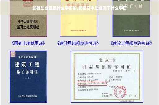 武校毕业证是什么学历的,武校高中毕业属于什么学历