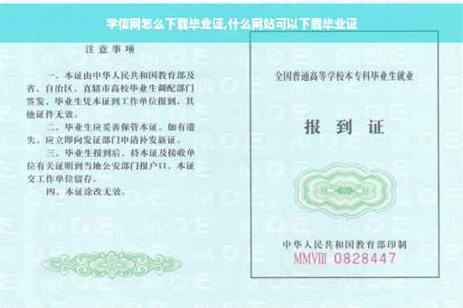 学信网怎么下载毕业证,什么网站可以下载毕业证