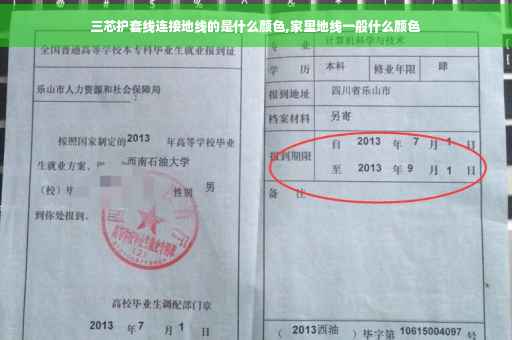 三芯护套线连接地线的是什么颜色,家里地线一般什么颜色