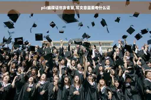 plc编程证书含金量,写文章需要考什么证