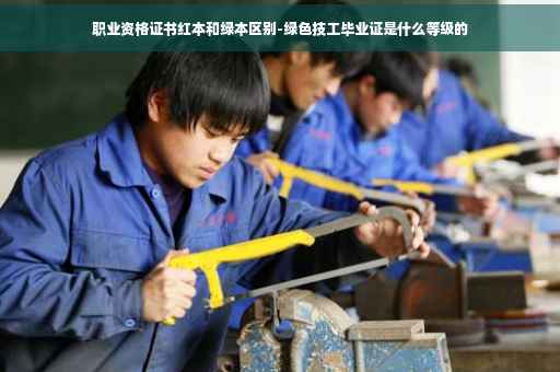职业资格证书红本和绿本区别-绿色技工毕业证是什么等级的