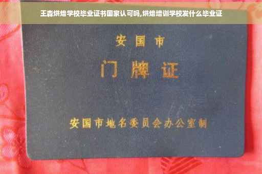 王森烘焙学校毕业证书国家认可吗,烘焙培训学校发什么毕业证