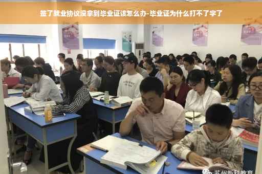 签了就业协议没拿到毕业证该怎么办-毕业证为什么打不了字了