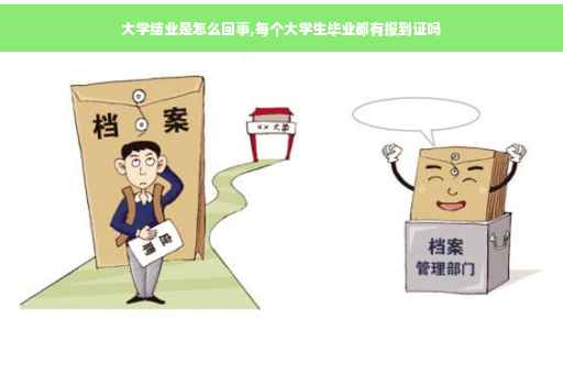 大学结业是怎么回事,每个大学生毕业都有报到证吗