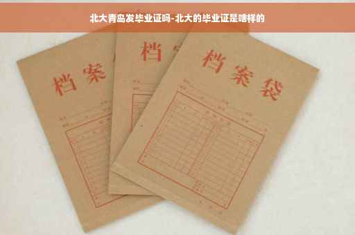 北大青岛发毕业证吗-北大的毕业证是啥样的