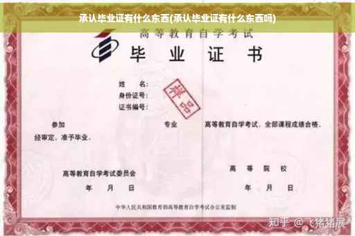 承认毕业证有什么东西(承认毕业证有什么东西吗)