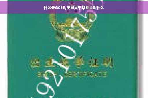 什么是GCSE,英国高中毕业证叫什么