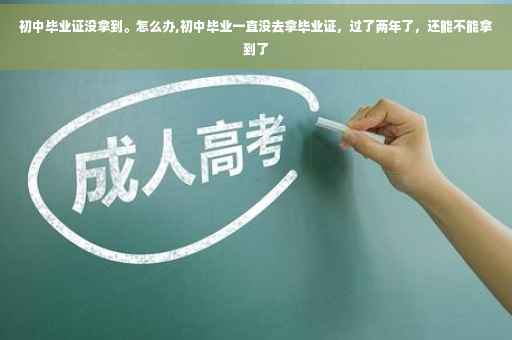 初中毕业证没拿到。怎么办,初中毕业一直没去拿毕业证，过了两年了，还能不能拿到了