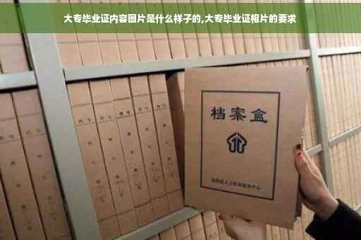 大专毕业证内容图片是什么样子的,大专毕业证相片的要求