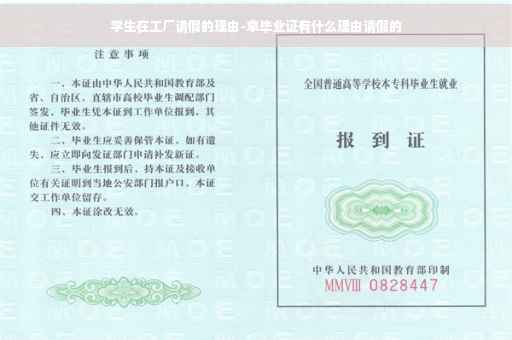 学生在工厂请假的理由-拿毕业证有什么理由请假的