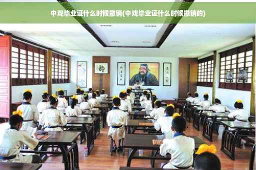 中戏毕业证什么时候撤销(中戏毕业证什么时候撤销的)