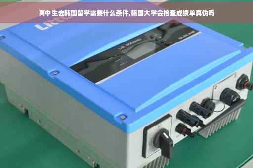 高中生去韩国留学需要什么条件,韩国大学会检查成绩单真伪吗